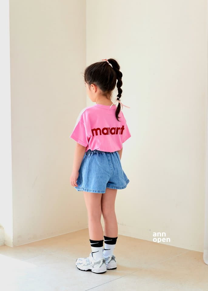 Ann Open - Korean Children Fashion - #childrensboutique - Sue Sue Denim Shorts - 4