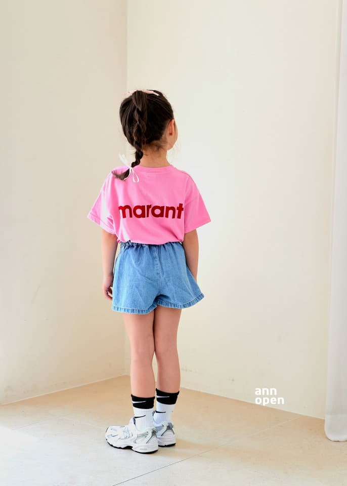 Ann Open - Korean Children Fashion - #discoveringself - Sue Sue Denim Shorts - 5