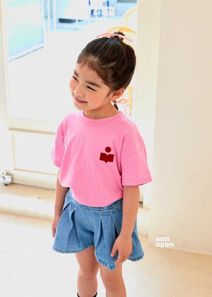 Ann Open - Korean Children Fashion - #fashionkids - Sue Sue Denim Shorts - 6