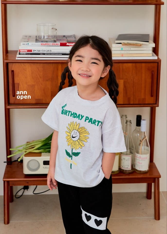 Ann Open - Korean Children Fashion - #kidsshorts - Birthday Tee - 12