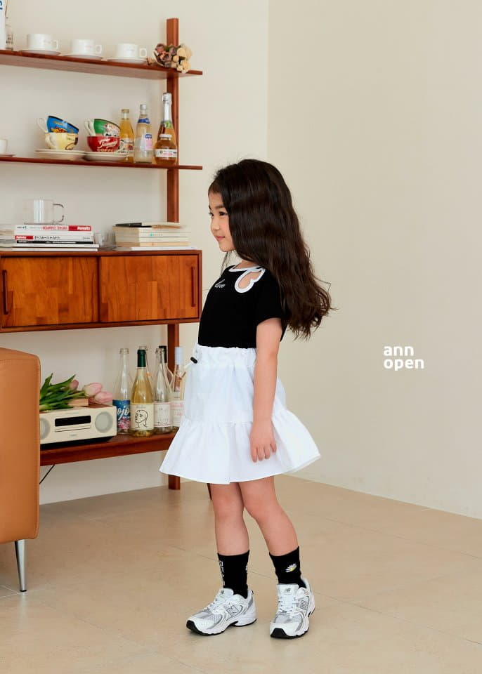 Ann Open - Korean Children Fashion - #kidsshorts - Hanny Love Tee