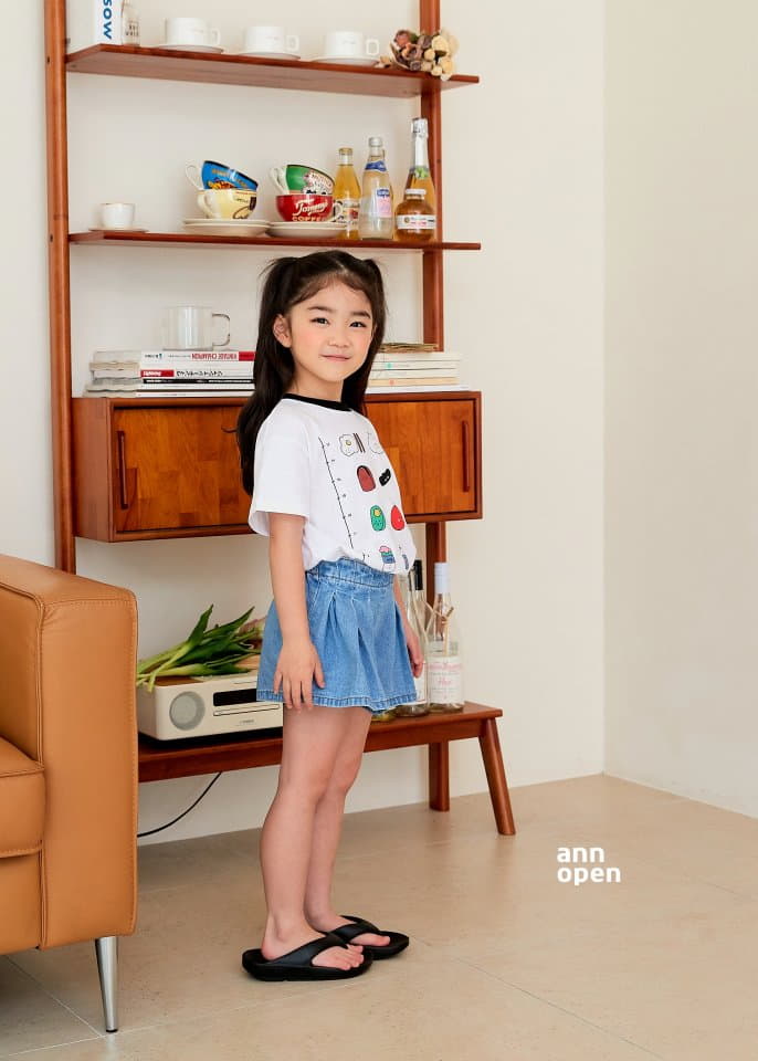 Ann Open - Korean Children Fashion - #kidsstore - Sue Sue Denim Shorts - 8
