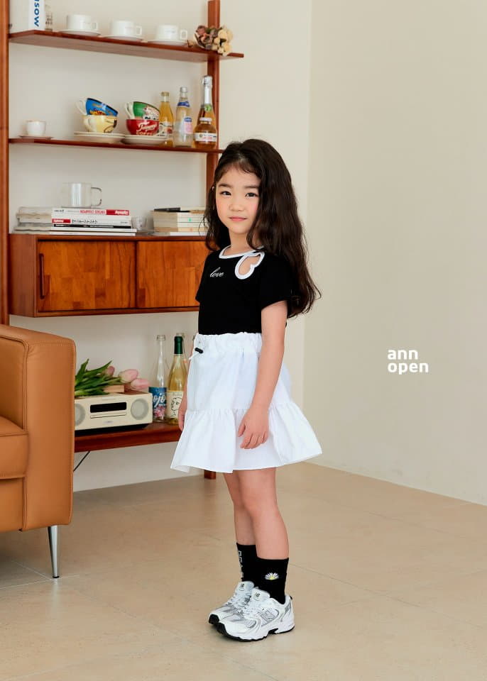Ann Open - Korean Children Fashion - #kidsstore - Hanny Love Tee - 2