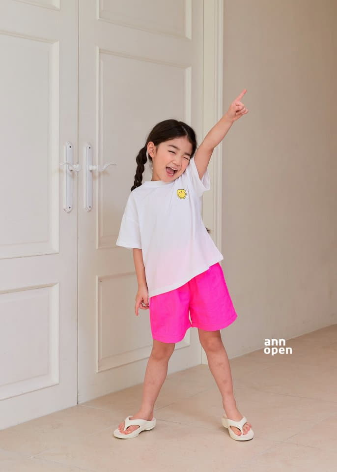 Ann Open - Korean Children Fashion - #kidsstore - Summer Smile Friends Top Bottom Set