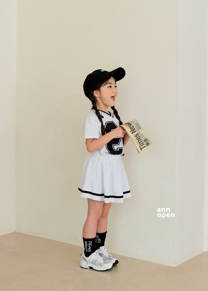 Ann Open - Korean Children Fashion - #littlefashionista - New Jeans Top Bottom Set - 5