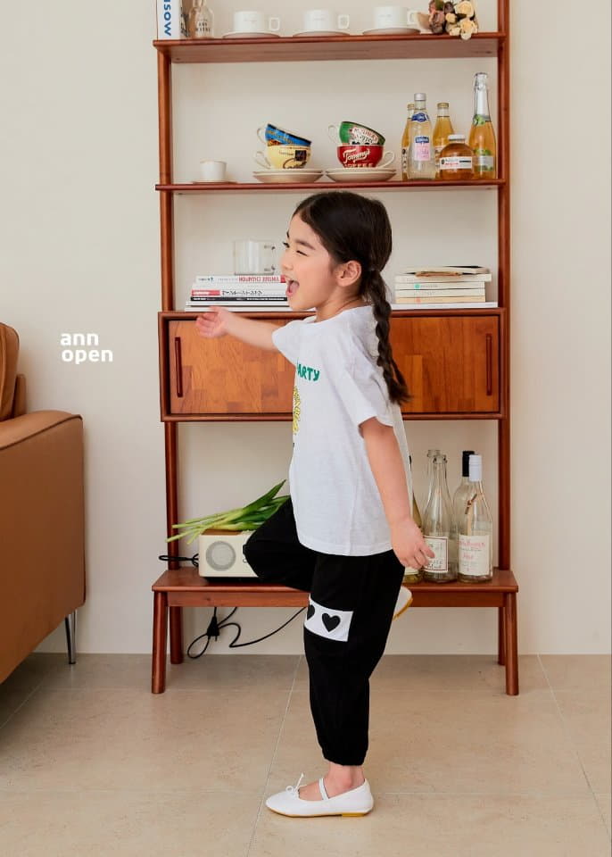 Ann Open - Korean Children Fashion - #magicofchildhood - Triple Heart Pants - 9