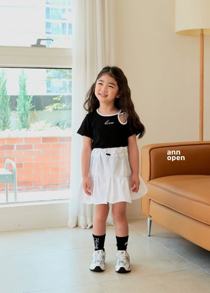 Ann Open - Korean Children Fashion - #magicofchildhood - Hanny Love Tee - 6