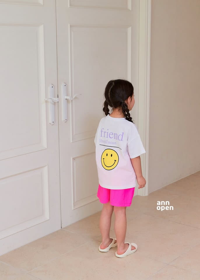 Ann Open - Korean Children Fashion - #magicofchildhood - Summer Smile Friends Top Bottom Set - 5