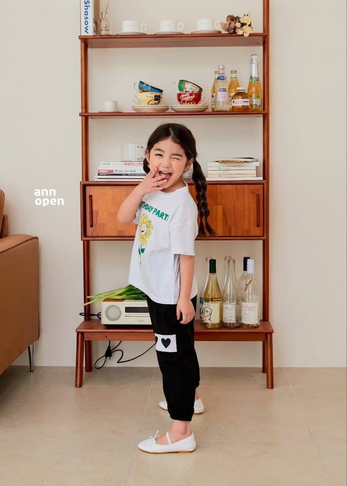 Ann Open - Korean Children Fashion - #minifashionista - Triple Heart Pants - 10