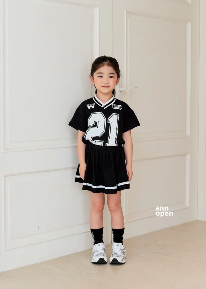 Ann Open - Korean Children Fashion - #minifashionista - New Jeans Top Bottom Set - 7