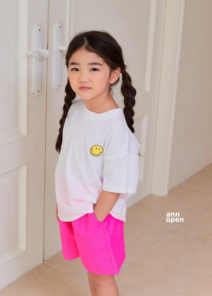 Ann Open - Korean Children Fashion - #prettylittlegirls - Summer Smile Friends Top Bottom Set - 7