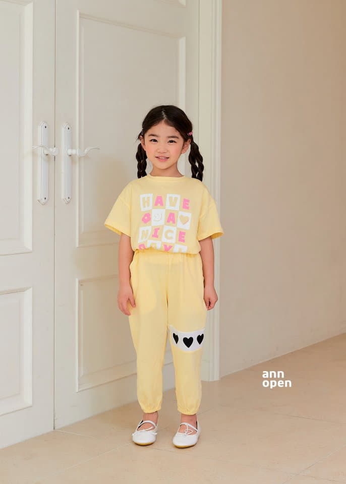 Ann Open - Korean Children Fashion - #prettylittlegirls - Nioce Heart Tee - 6