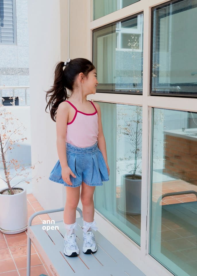 Ann Open - Korean Children Fashion - #stylishchildhood - Sue Sue Denim Shorts