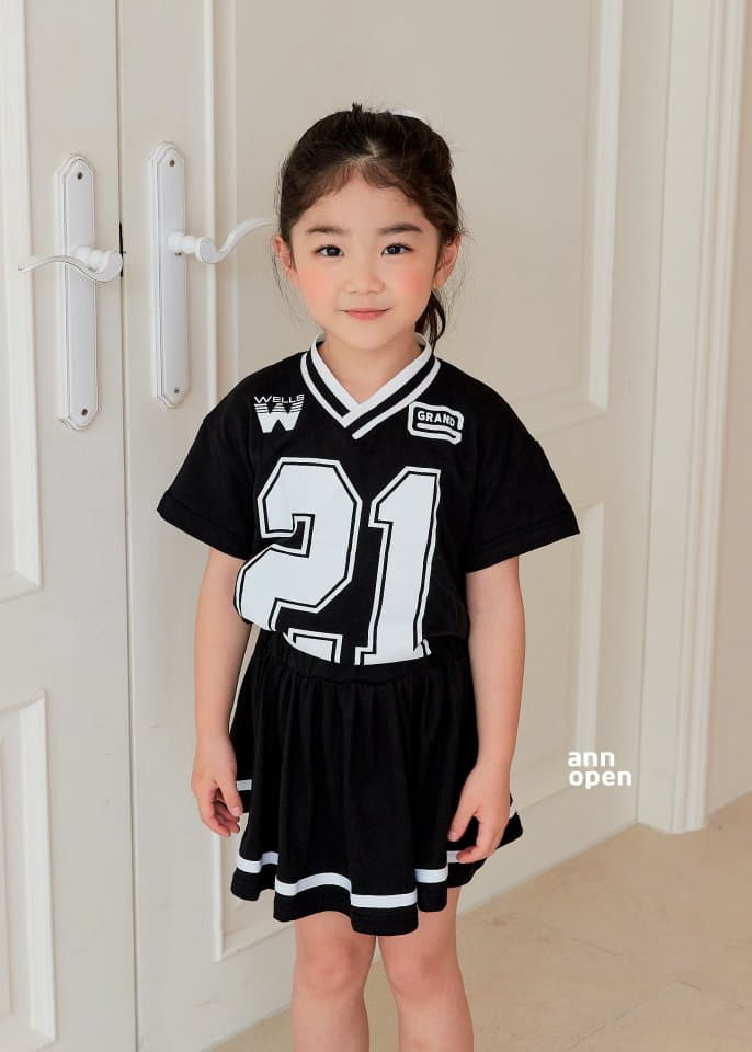 Ann Open - Korean Children Fashion - #stylishchildhood - New Jeans Top Bottom Set - 11