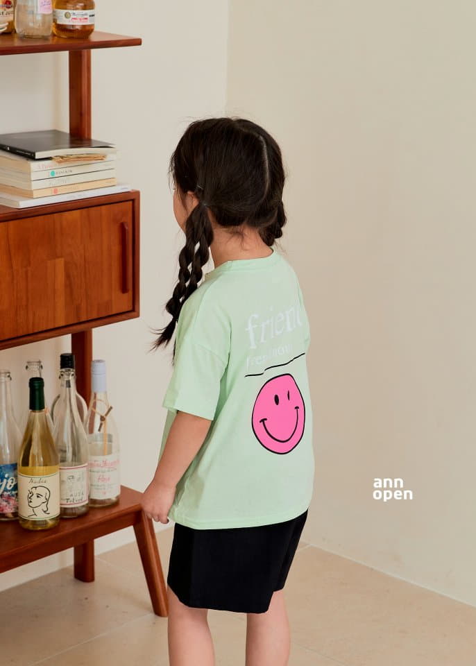 Ann Open - Korean Children Fashion - #stylishchildhood - Summer Smile Friends Top Bottom Set - 10