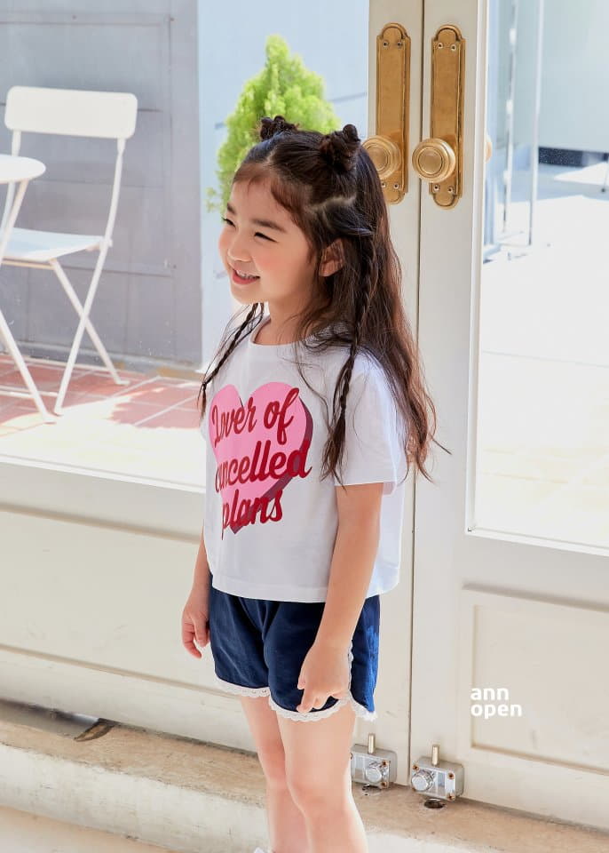 Ann Open - Korean Children Fashion - #todddlerfashion - Rolly Pop Heart Crop Tee - 5