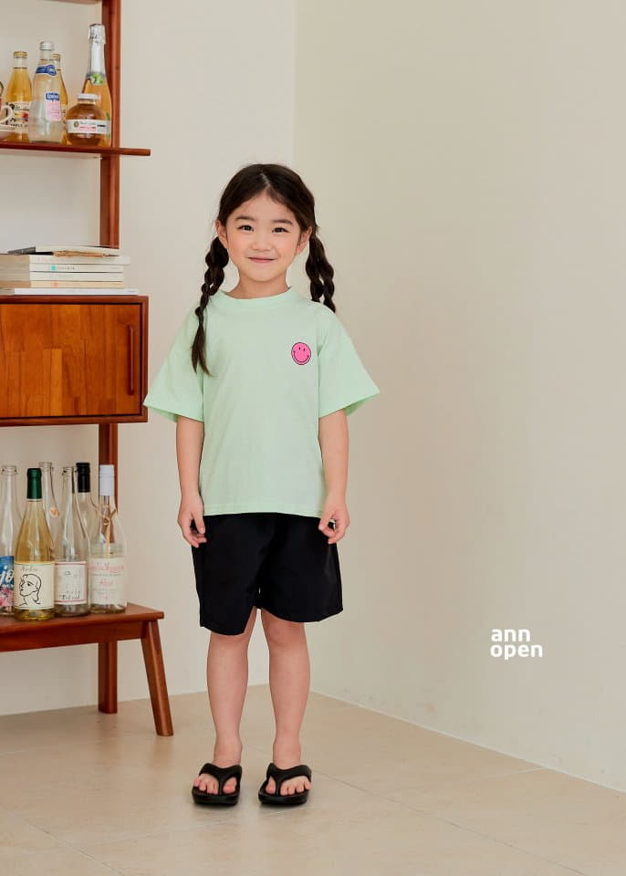 Ann Open - Korean Children Fashion - #todddlerfashion - Summer Smile Friends Top Bottom Set - 8