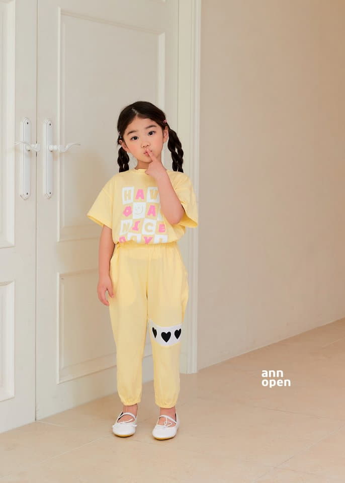 Ann Open - Korean Children Fashion - #todddlerfashion - Nioce Heart Tee - 7