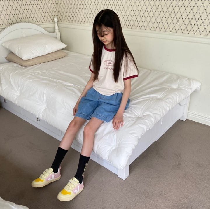 Apfel - Korean Children Fashion - #todddlerfashion - Shark Denim Shorts - 8