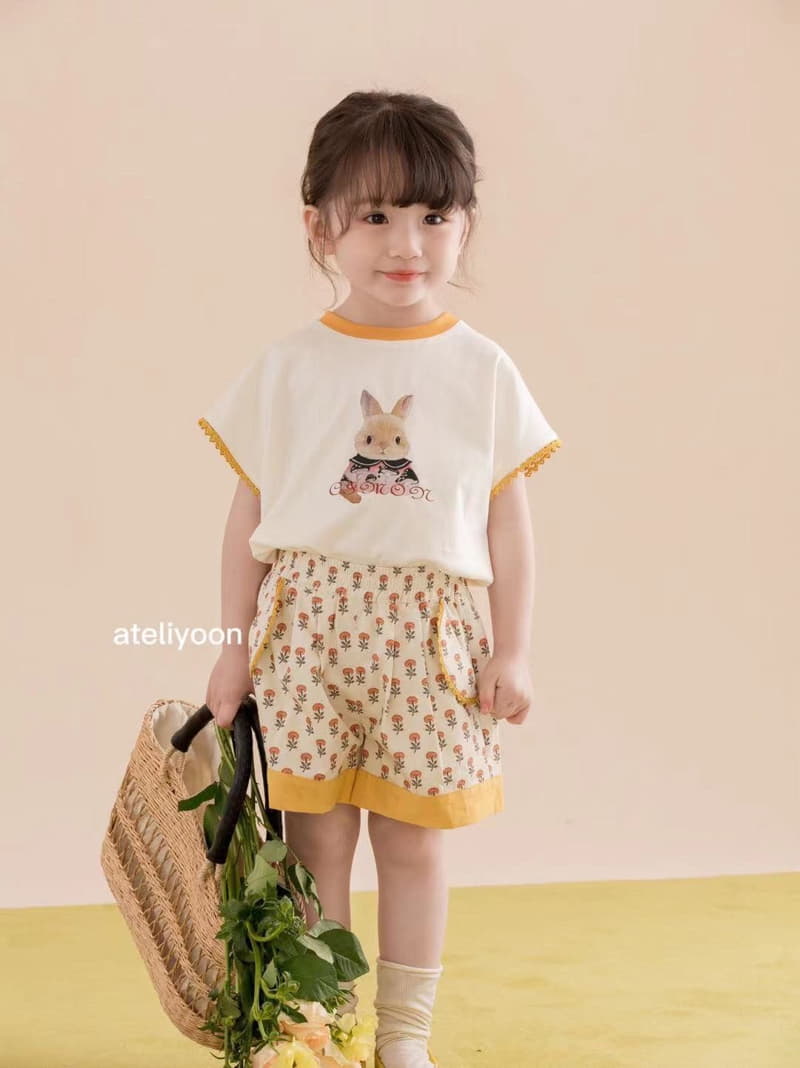 Ateliyoon - Korean Children Fashion - #kidzfashiontrend - Brown Rabbit Shorts - 4