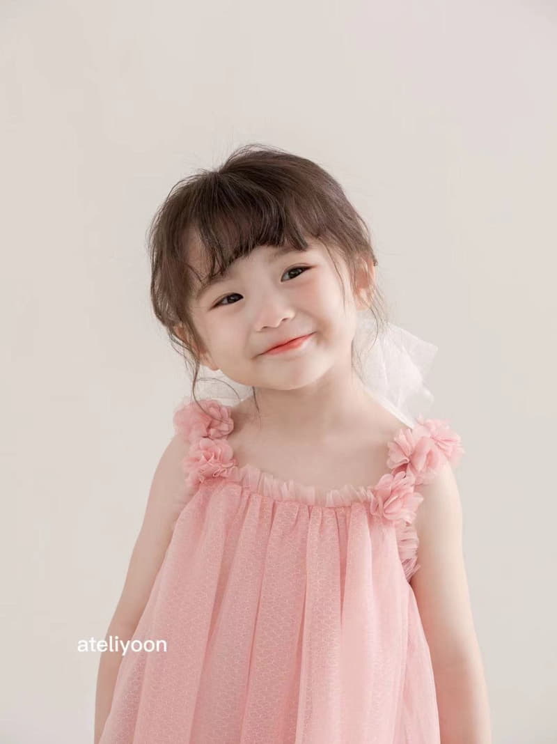 Ateliyoon - Korean Children Fashion - #designkidswear - Pink Blossom One-piece
