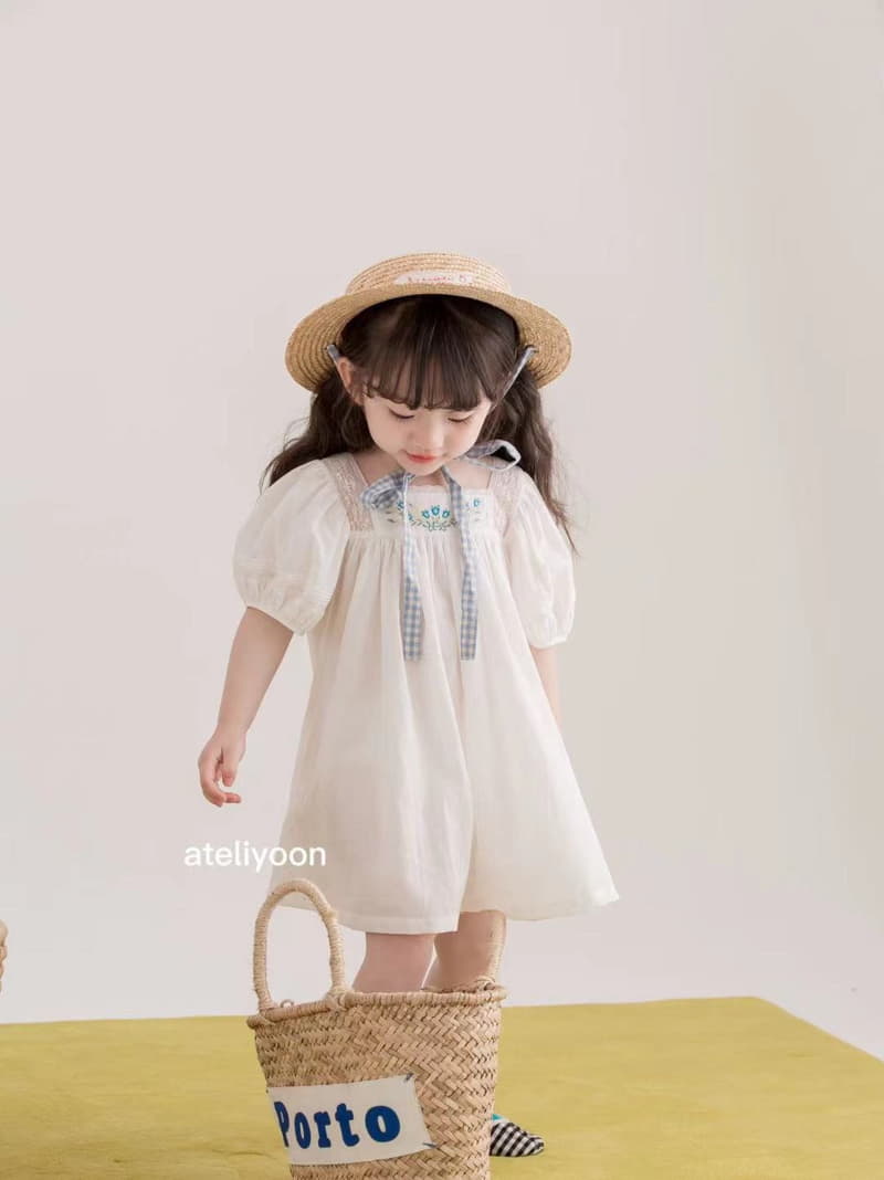 Ateliyoon - Korean Children Fashion - #kidsshorts - White Angel One-piece - 2
