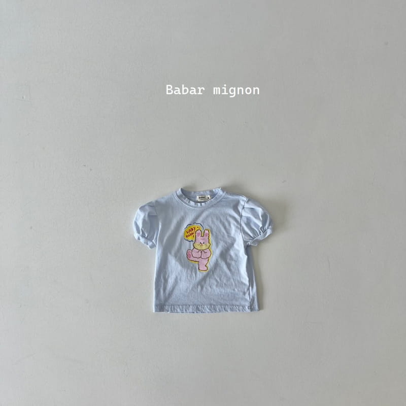 Babar Mignon - Korean Children Fashion - #kidzfashiontrend - Luckey Rabbit Tee - 4