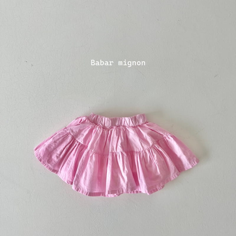 Babar Mignon - Korean Children Fashion - #Kfashion4kids - Summer Cancan Skirt - 3