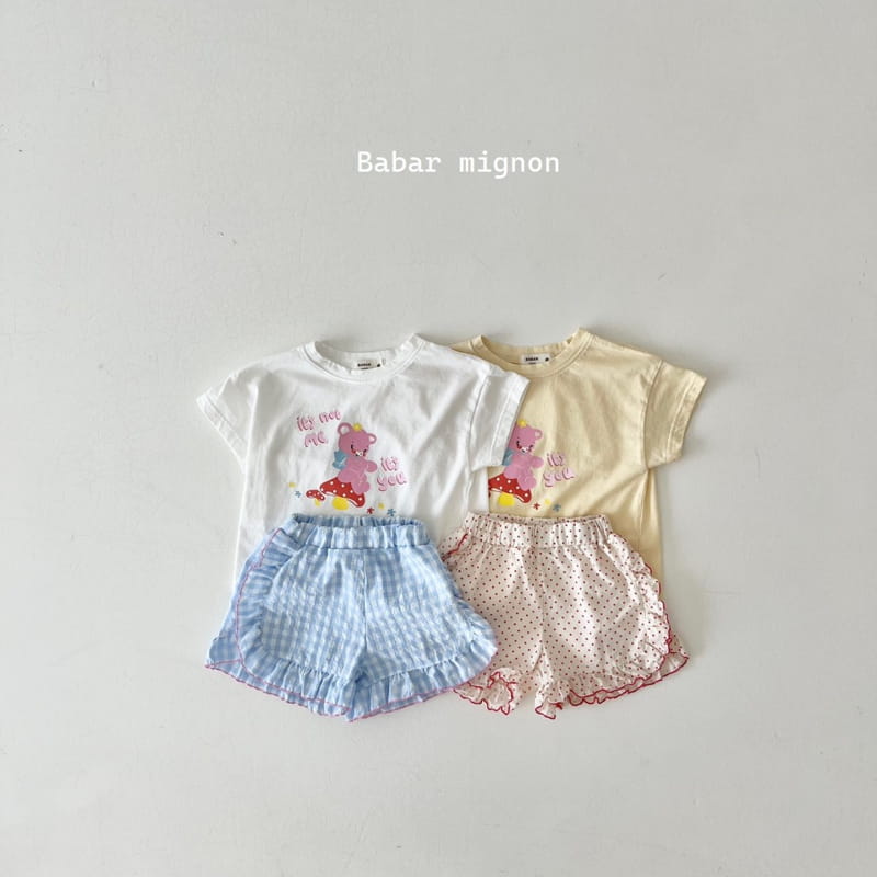 Babar Mignon - Korean Children Fashion - #childofig - Mushroon Bear Tee - 12
