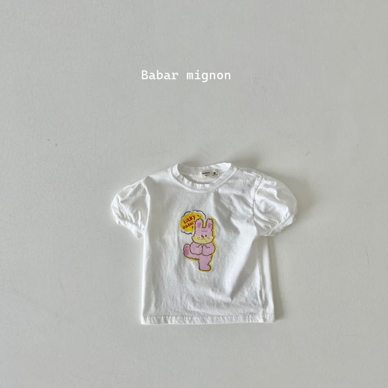 Babar Mignon - Korean Children Fashion - #childofig - Luckey Rabbit Tee - 9