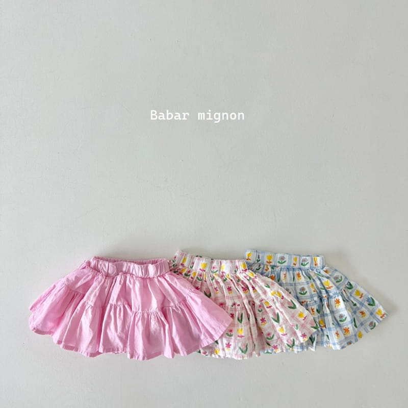Babar Mignon - Korean Children Fashion - #kidsstore - Summer Cancan Skirt