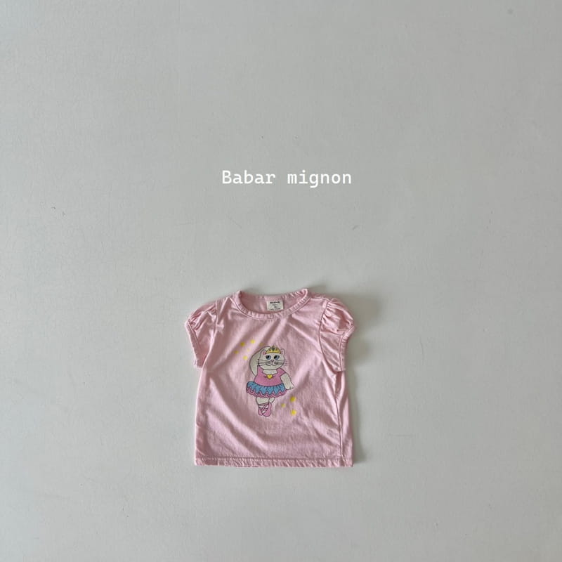 Babar Mignon - Korean Children Fashion - #kidsstore - Ballet Puff Tee - 4