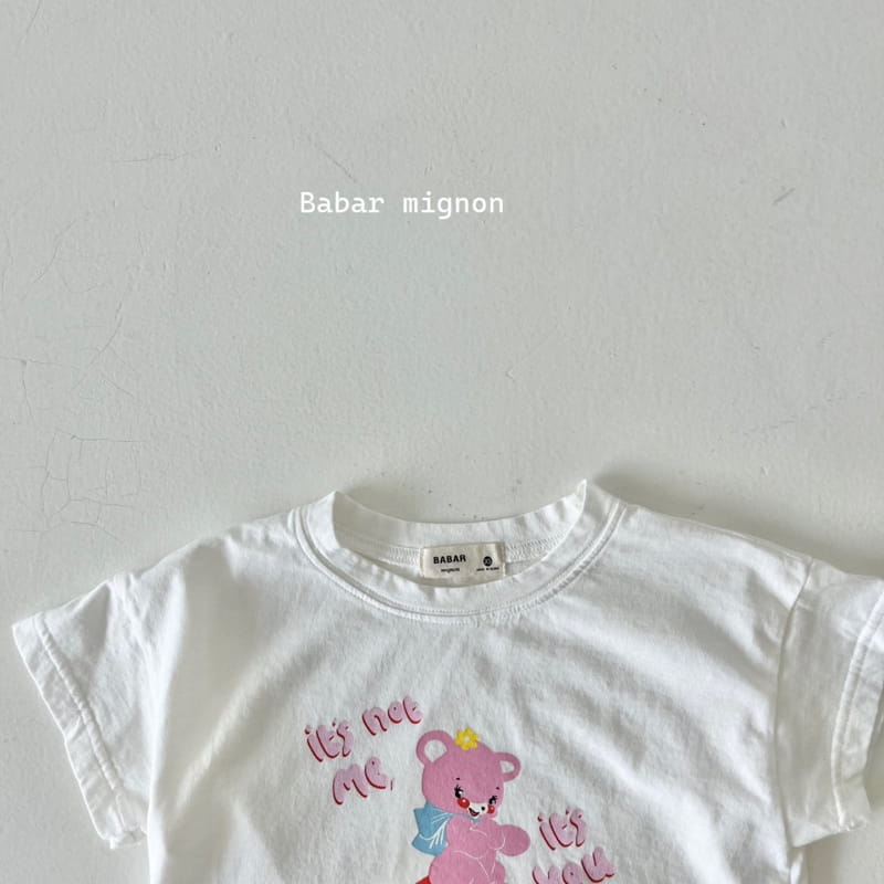 Babar Mignon - Korean Children Fashion - #prettylittlegirls - Mushroon Bear Tee - 11