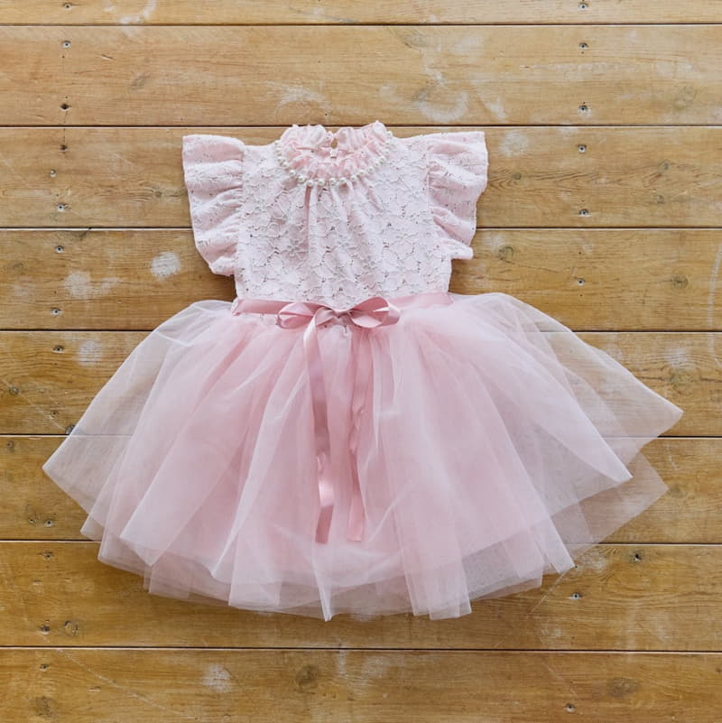 Baby Doll - Korean Children Fashion - #fashionkids - Pearl Line One-piece - 4