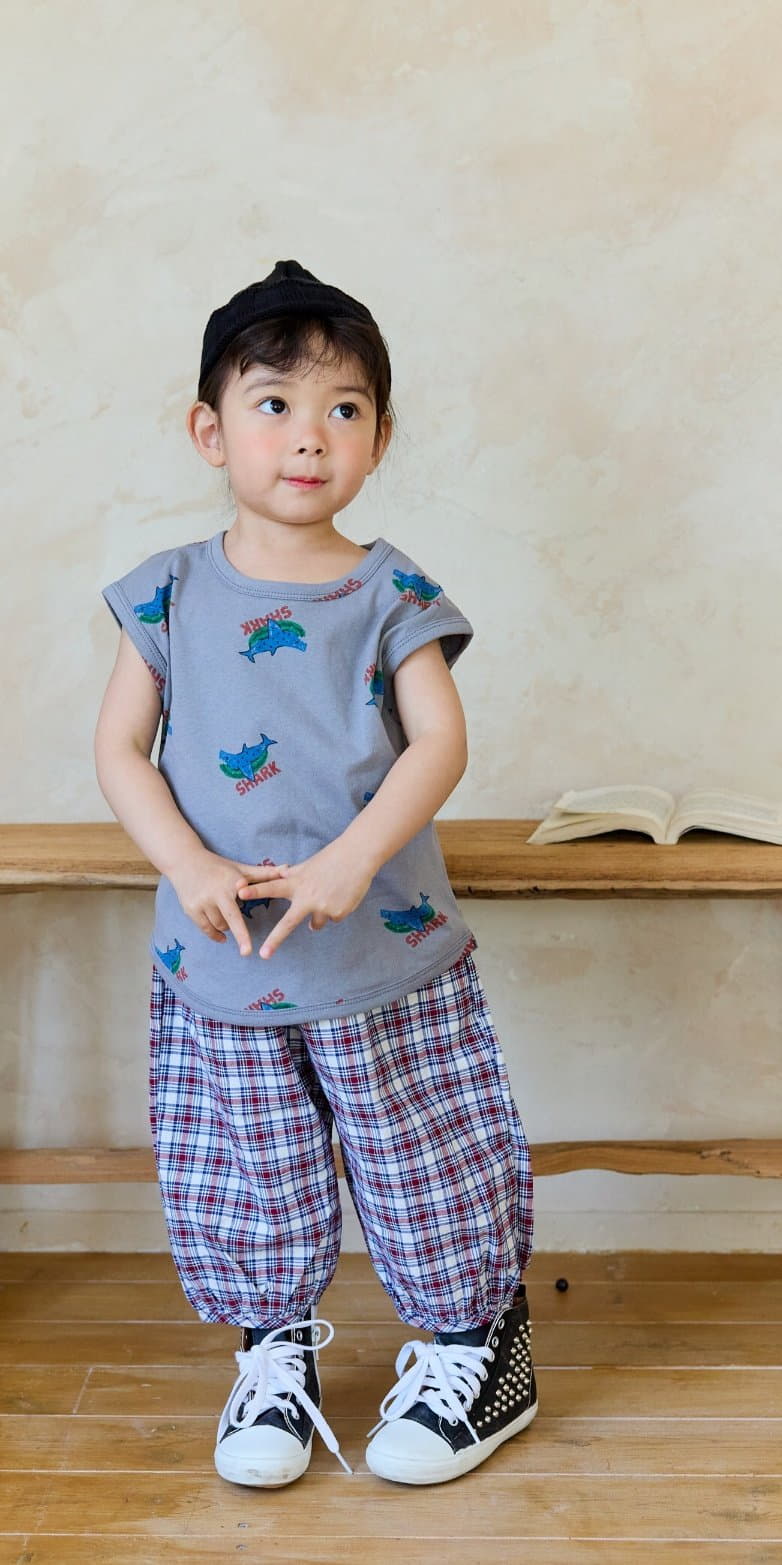 Baby Doll - Korean Children Fashion - #littlefashionista - Little Shark Tee - 2