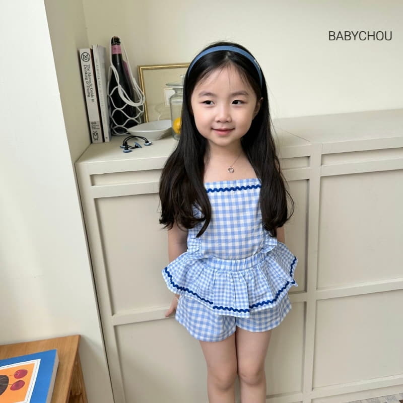 Babychou - Korean Children Fashion - #Kfashion4kids - Loui Top Bottom Set - 11
