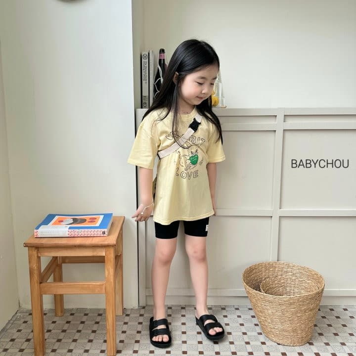 Babychou - Korean Children Fashion - #childofig - Loose Slit Tee - 7