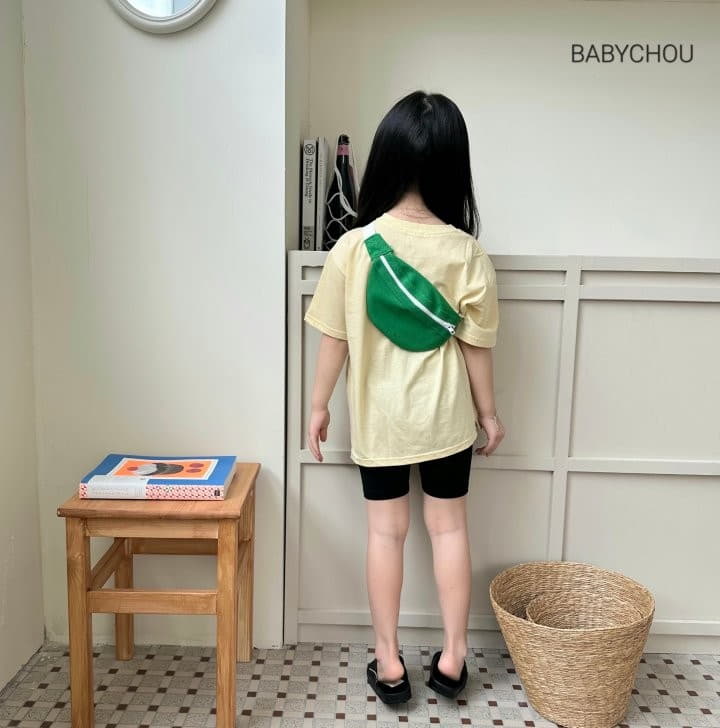 Babychou - Korean Children Fashion - #childofig - Loose Slit Tee - 8