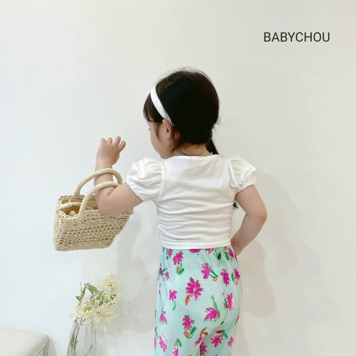 Babychou - Korean Children Fashion - #childofig - Shelly Crop Tee - 7