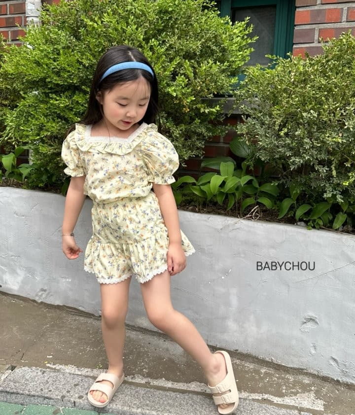 Babychou - Korean Children Fashion - #childrensboutique - Evelin Top Bottom Set