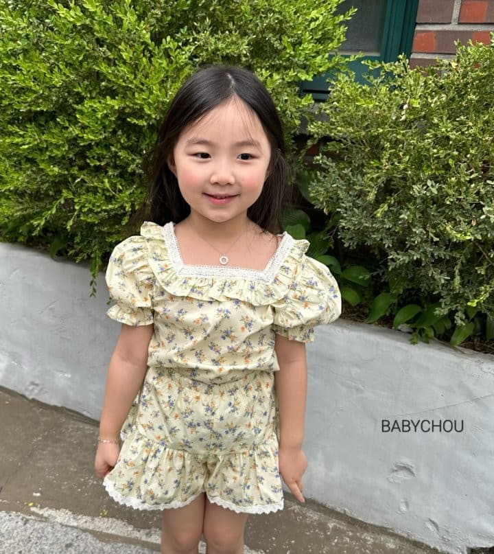 Babychou - Korean Children Fashion - #designkidswear - Evelin Top Bottom Set - 2