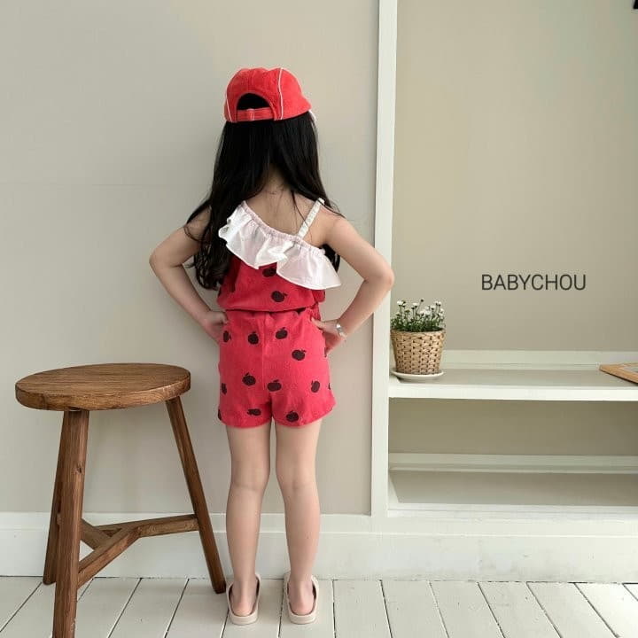 Babychou - Korean Children Fashion - #discoveringself - Apple Jumpsuit - 2