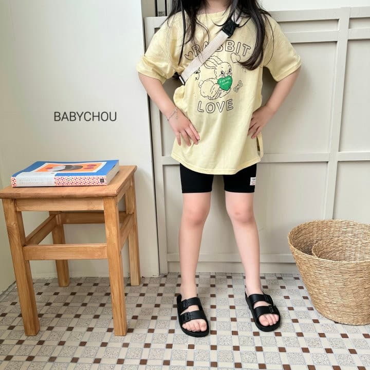 Babychou - Korean Children Fashion - #fashionkids - Loose Slit Tee - 12