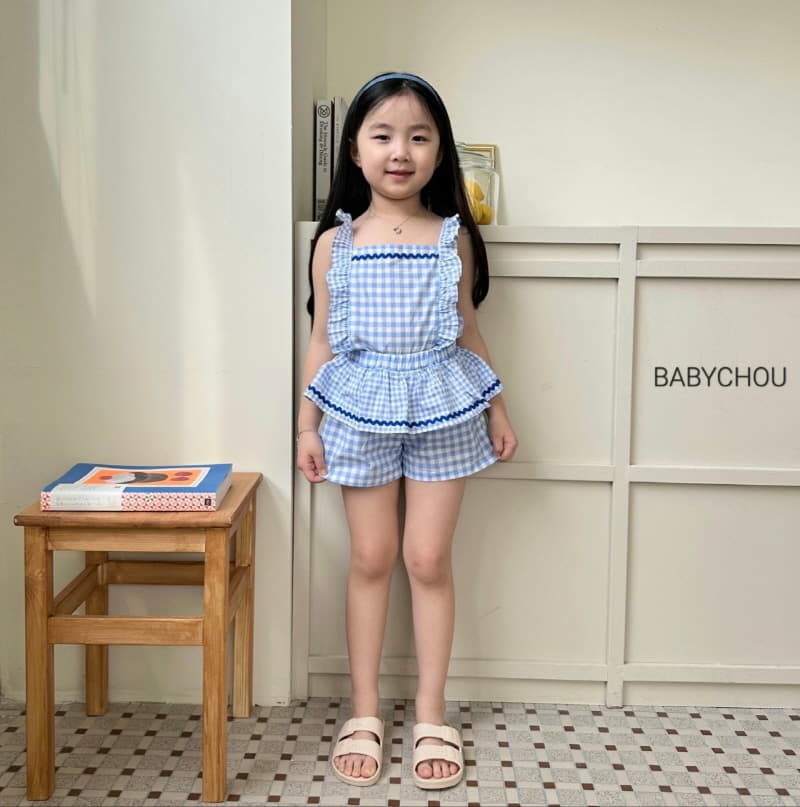 Babychou - Korean Children Fashion - #fashionkids - Loui Top Bottom Set - 7