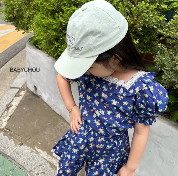 Babychou - Korean Children Fashion - #kidsshorts - Evelin Top Bottom Set - 5