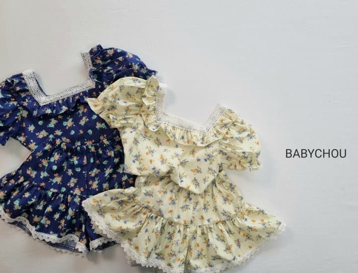 Babychou - Korean Children Fashion - #kidsstore - Evelin Top Bottom Set - 6