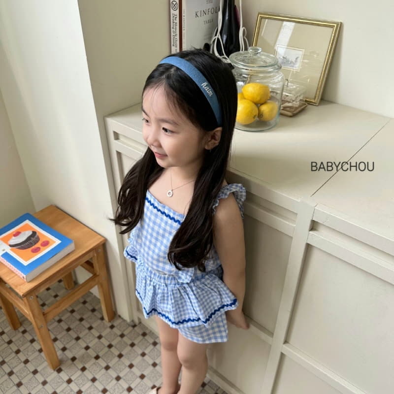 Babychou - Korean Children Fashion - #kidzfashiontrend - Loui Top Bottom Set - 10