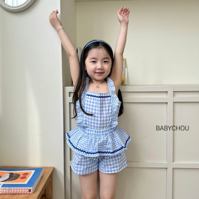 Babychou - Korean Children Fashion - #littlefashionista - Loui Top Bottom Set - 12