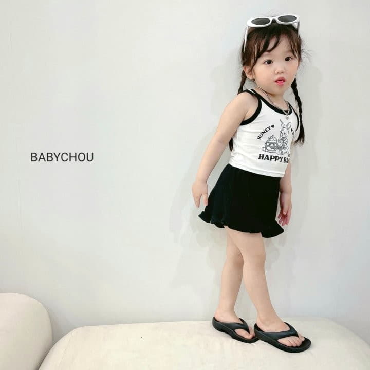 Babychou - Korean Children Fashion - #magicofchildhood - Honey Bunny Top Bottom Set - 11