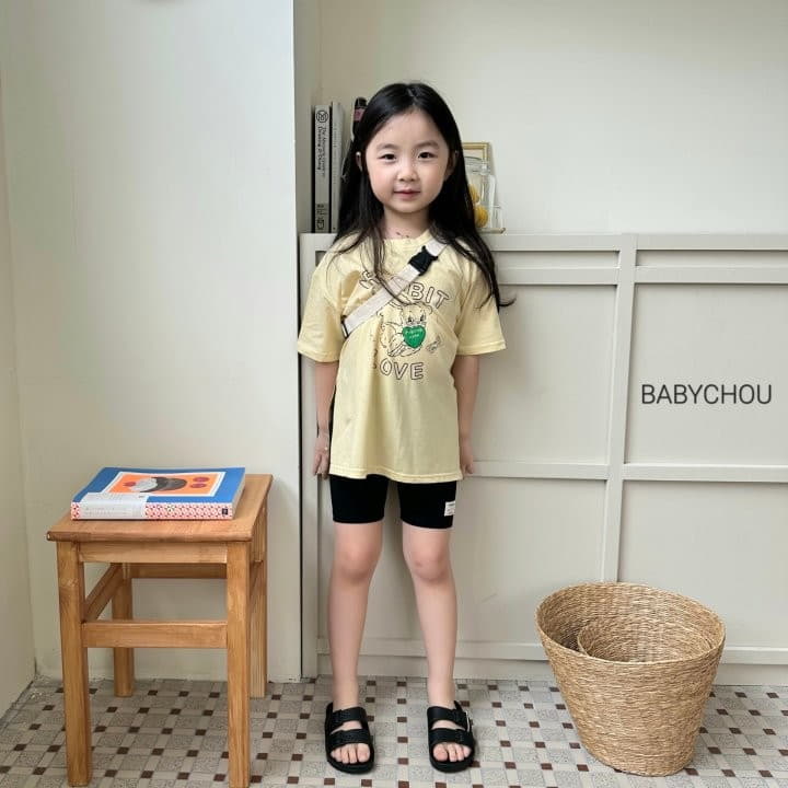 Babychou - Korean Children Fashion - #prettylittlegirls - Loose Slit Tee - 6